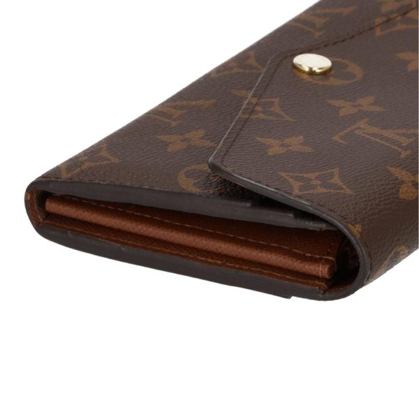 78077 3 Louis Vuitton Portefeuil Sala Monogram Wallet Brown