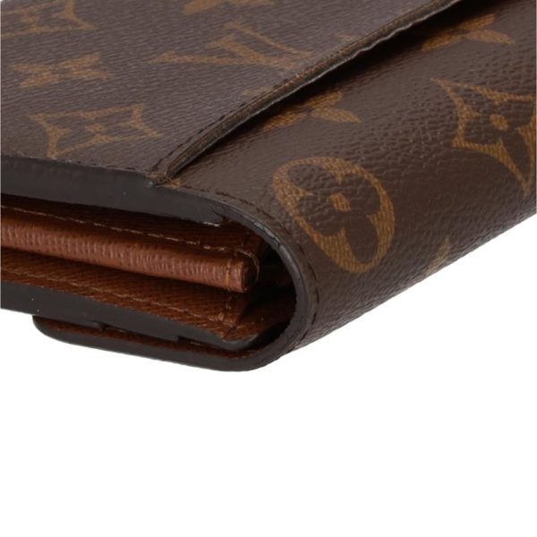 78077 7 Louis Vuitton Portefeuil Sala Monogram Wallet Brown