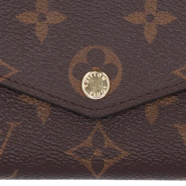 78077 9 Louis Vuitton Portefeuil Sala Monogram Wallet Brown