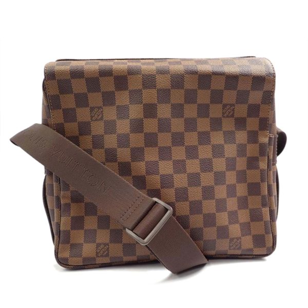 78111 1 Louis Vuitton Naviglio Damier Ebene Shoulder Bag Brown