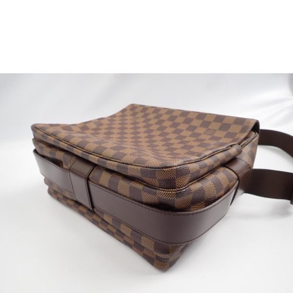 78111 3 Louis Vuitton Naviglio Damier Ebene Shoulder Bag Brown