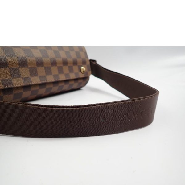 78111 4 Louis Vuitton Naviglio Damier Ebene Shoulder Bag Brown