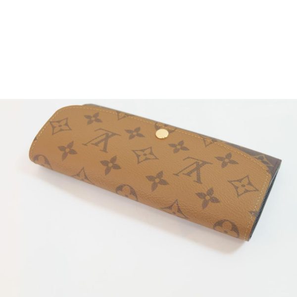 78166 3 Louis Vuitton Portefeuille Emily Monogram Reverse Wallet Brown