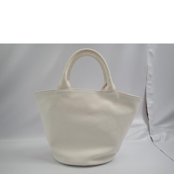 78173 2 Prada Canapa Bianco Tote Bag White