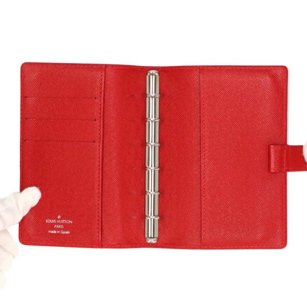 78272 4 Louis Vuitton Agenda PM Portfolio Epi Red