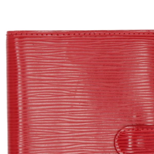 78272 6 Louis Vuitton Agenda PM Portfolio Epi Red