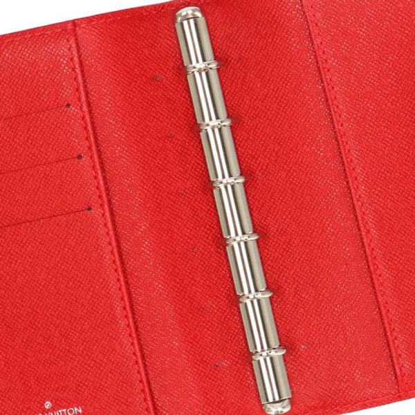 78272 7 Louis Vuitton Agenda PM Portfolio Epi Red