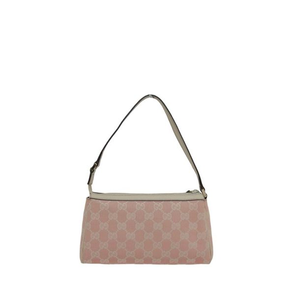 78290 2 Gucci GG Canvas Accessory Pouch Pink