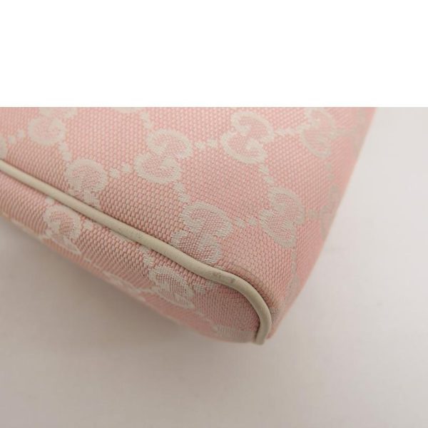 78290 6 Gucci GG Canvas Accessory Pouch Pink