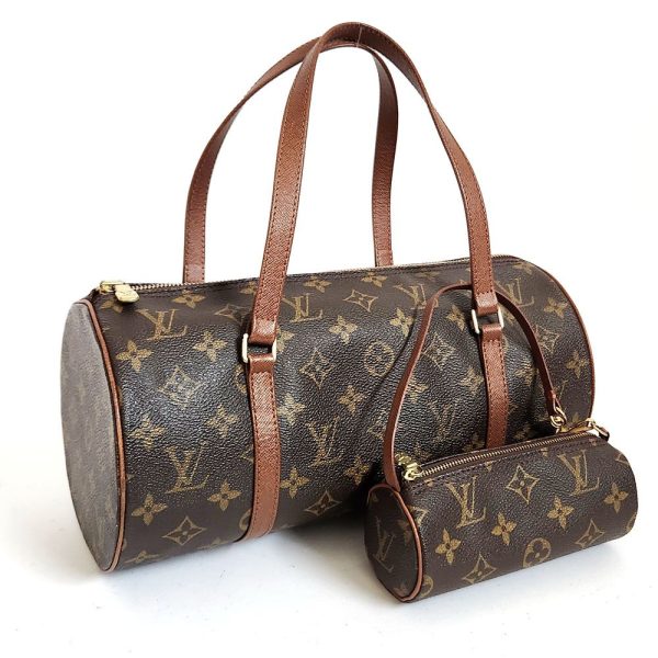 783 1 Louis Vuitton Monogram Papillon Handbag Canvas Brown