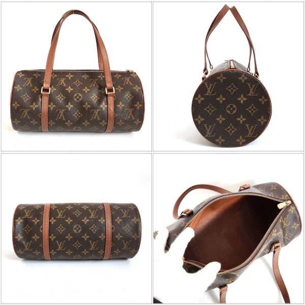 783 2 Louis Vuitton Monogram Papillon Handbag Canvas Brown