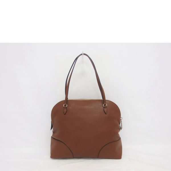 78306 2 Gucci Leather Tote Bag Brown