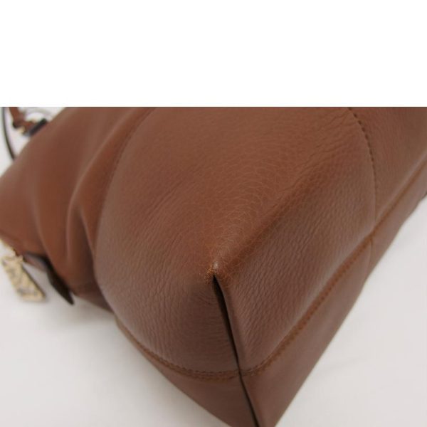 78306 8 Gucci Leather Tote Bag Brown