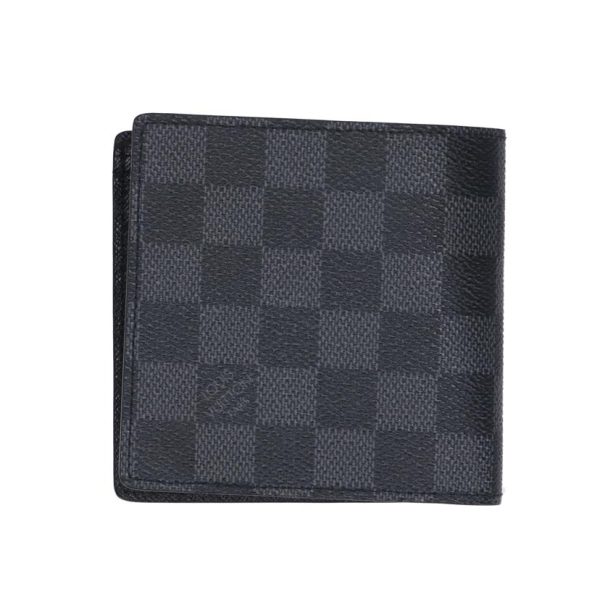 78329 2 Louis Vuitton Marco Wallet Damier Graphite Gray