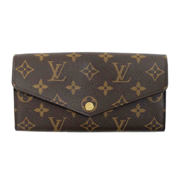 78357 1 Louis Vuitton Portefeuil Sala Monogram Wallet Brown