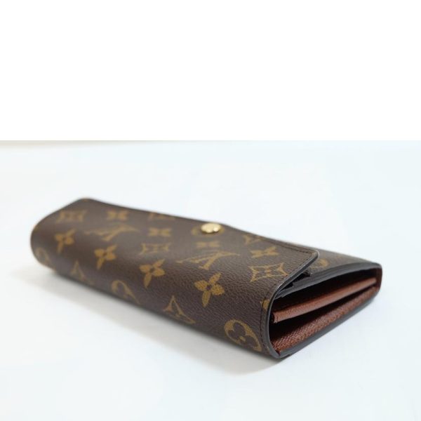 78357 3 Louis Vuitton Portefeuil Sala Monogram Wallet Brown