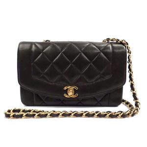 78439 1 Fendi Cowhide Shoulder Bag Black