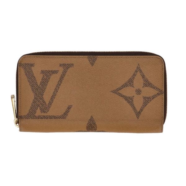 78470 1 Louis Vuitton Zippy Wallet Giant Monogram Reverse Brown