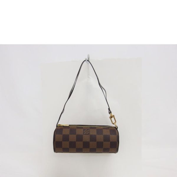 78559 8 Louis Vuitton Papillon 30 Handbag Damier Ebene Brown