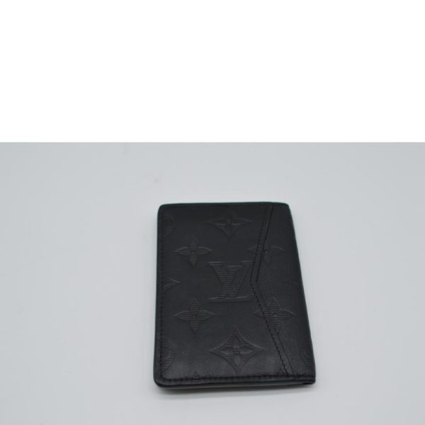 78575 2 Louis Vuitton Organizer de Poche Monogram Shadow Wallet Black