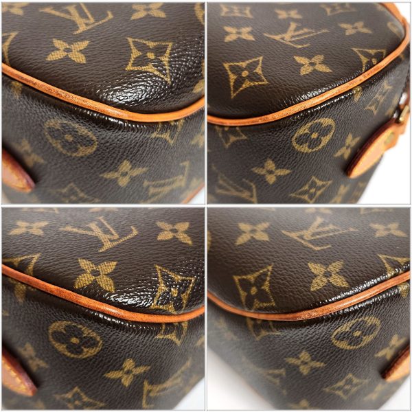 786 3 Louis Vuitton Monogram Blois Shoulder Bag Canvas Brown