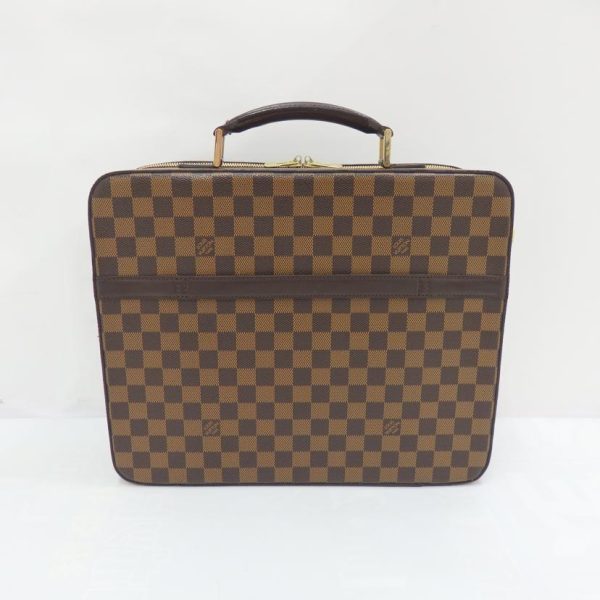 78668 2 Louis Vuitton Porte Ordinateur Savana Briefcase Damier