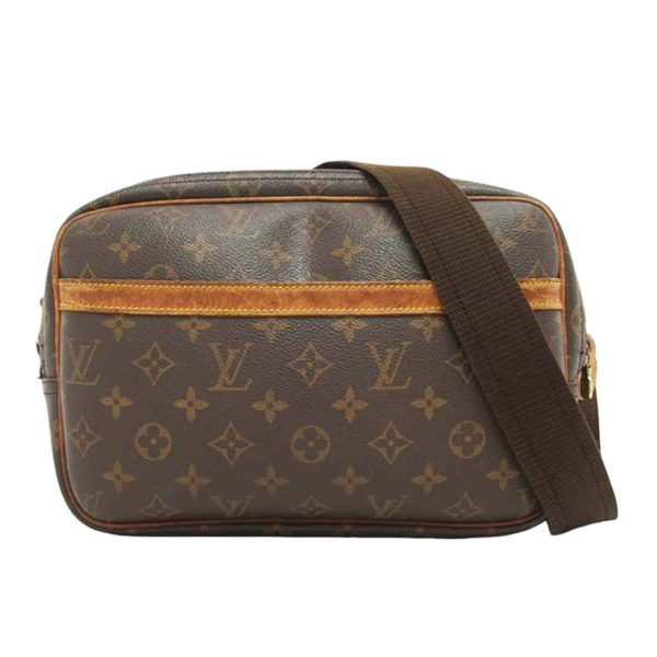 78672 1 Louis Vuitton Reporter PM Shoulder Bag Monogram Brown