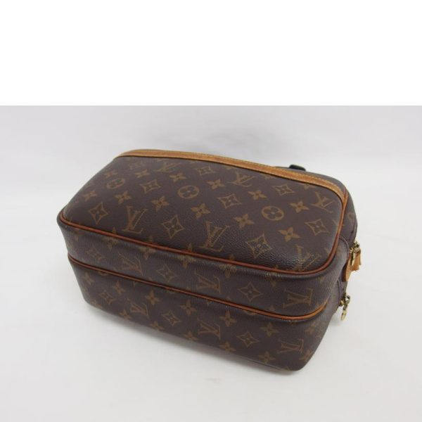 78672 3 Louis Vuitton Reporter PM Shoulder Bag Monogram Brown