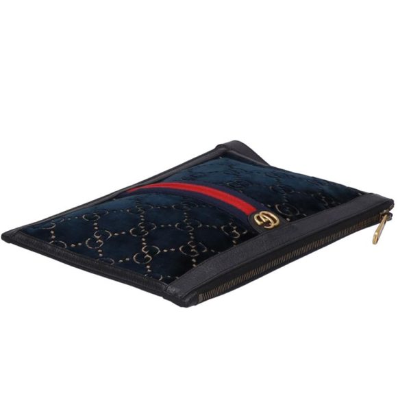 78705 4 Gucci GG Marmont Velvet Clutch Bag Pink