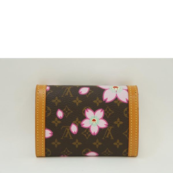 78729 2 Louis Vuitton Portefeuille Zip Wallet Cherry Blossom