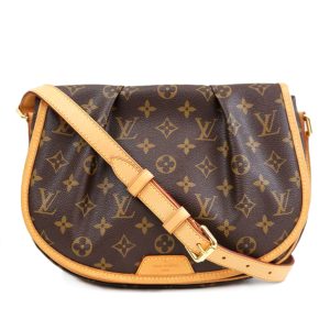 78787 1 Louis Vuitton Rivington Damier Canvas Tote Bag Brown