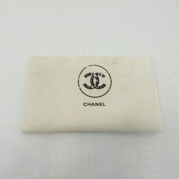 78873 9 Chanel Lambskin Chain Shoulder Bag Black