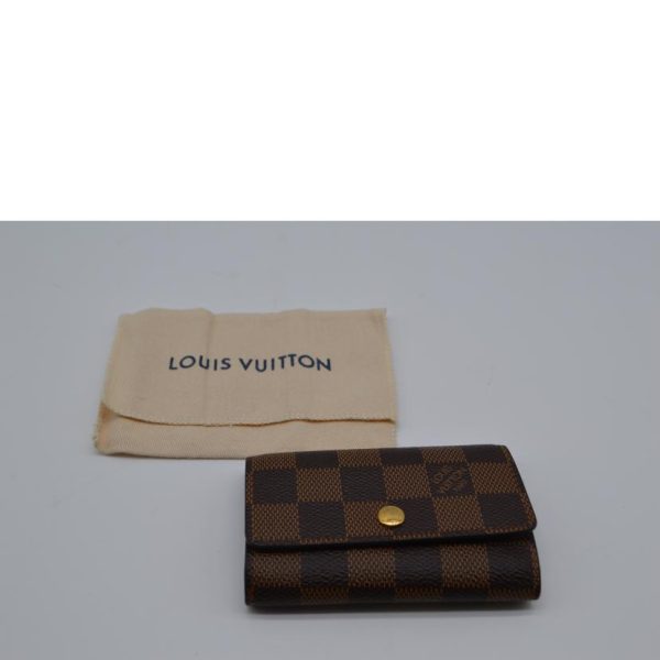 78926 6 Louis Vuitton Murtellique 6 Damier Wallet Brown