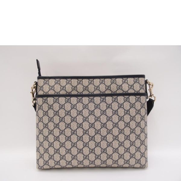 78939 2 Gucci GG Supreme Shoulder Bag Navy