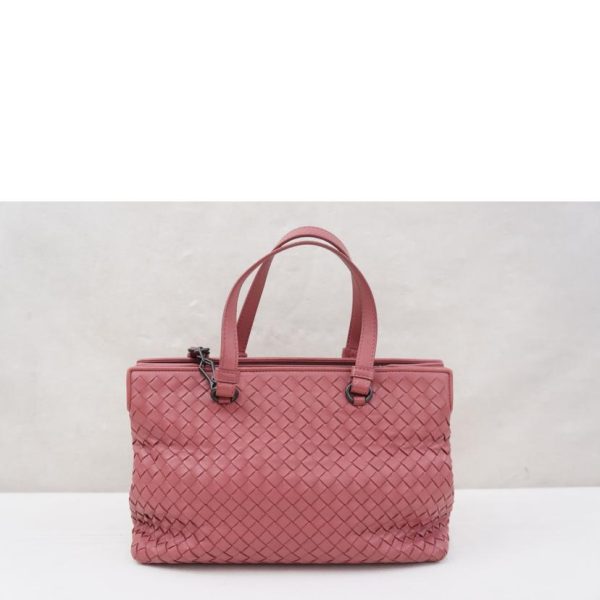 79074 2 Bottega Veneta Intrecciato 2 Way HandBag