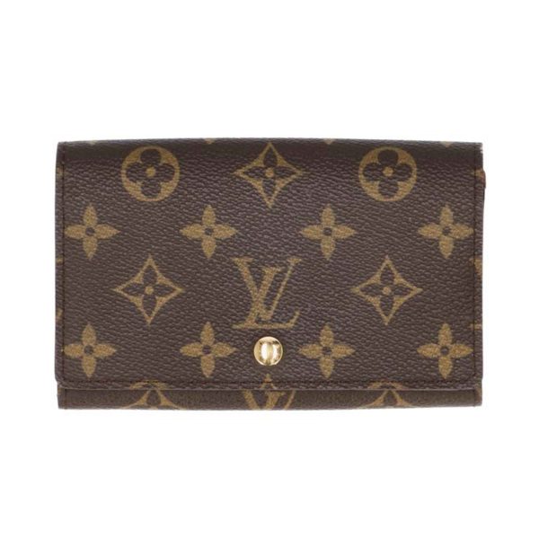 79131 1 Louis Vuitton Portomone Vietresor Monogram Wallet Brown