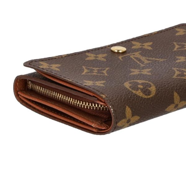 79131 5 Louis Vuitton Portomone Vietresor Monogram Wallet Brown