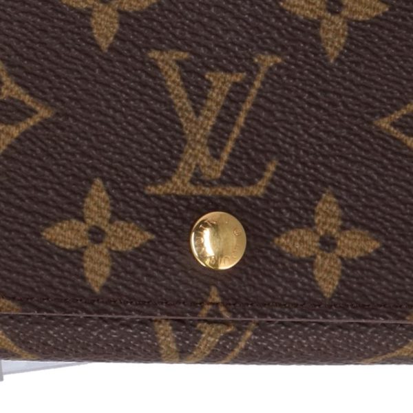 79131 8 Louis Vuitton Portomone Vietresor Monogram Wallet Brown