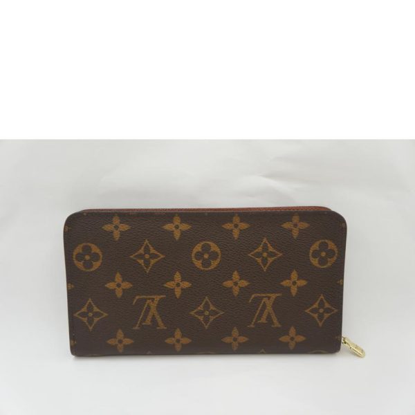 79160 2 Louis Vuitton Portomone Zip Monogram Wallet Brown