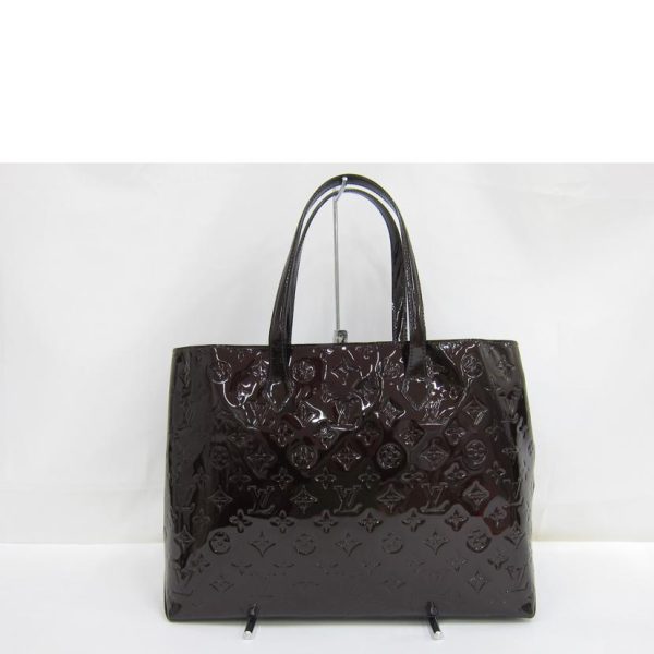 79221 2 Louis Vuitton Wilshire MM Bag Vernis Amarante