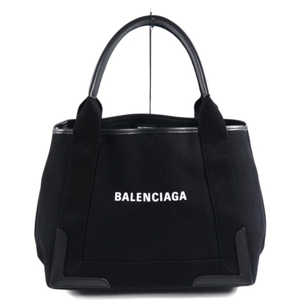 79229 1 Balenciaga Canvas Handbag with Pouch Black