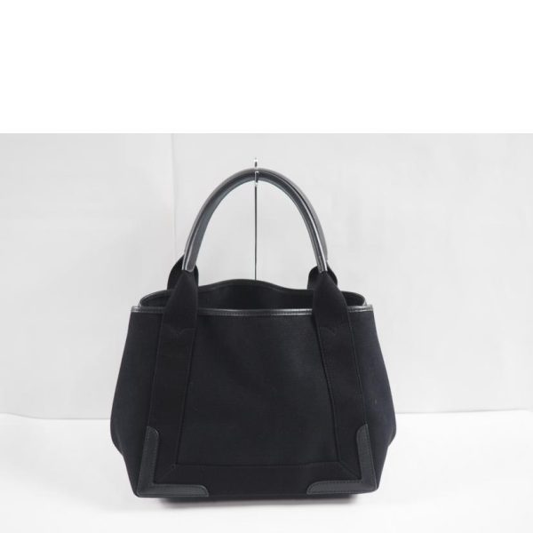 79229 2 Balenciaga Canvas Handbag with Pouch Black