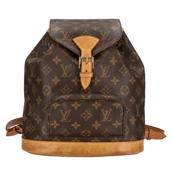 79231 1 Louis Vuitton Monsouris MM Backpack Monogram Brown