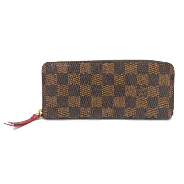 79276 1 Louis Vuitton Portefeuil Clemence Wallet Damier Ebene