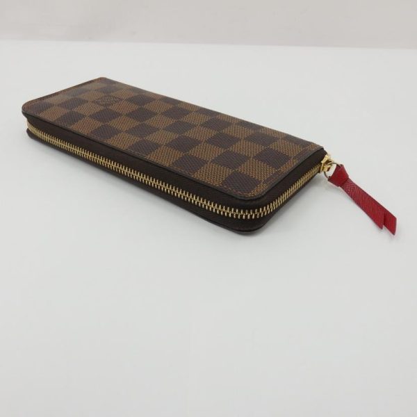 79276 3 Louis Vuitton Portefeuil Clemence Wallet Damier Ebene