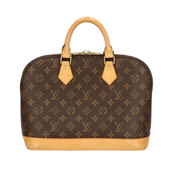 79313 2 Louis Vuitton Alma PM Monogram Bag Brown