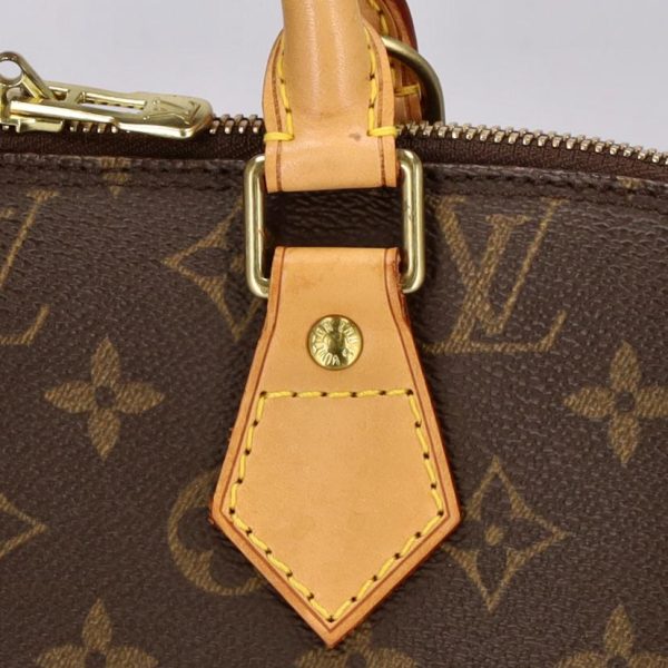 79313 8 Louis Vuitton Alma PM Monogram Bag Brown