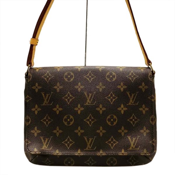 79331 1 Louis Vuitton Musette Tango Shoulder Bag Monogram Brown