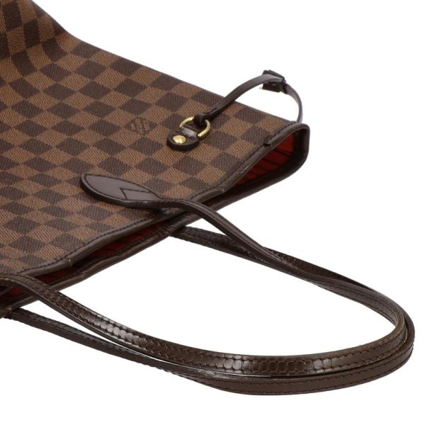 79354 5 Louis Vuitton Neverfull MM Tote Bag Damier Ebene Brown