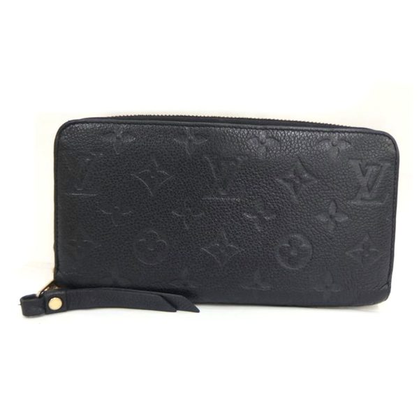 79521 1 Louis Vuitton Zippy Wallet Empreinte Noir